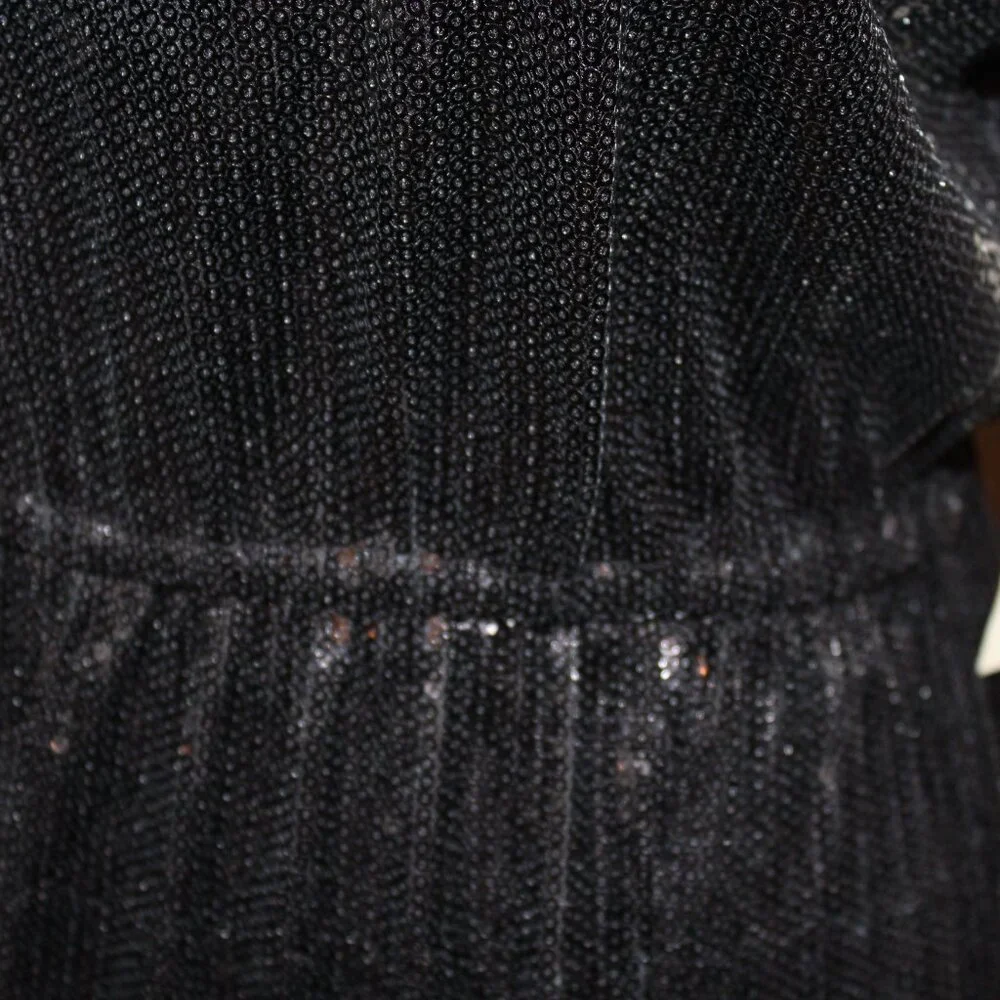 DRESS BB Dakota by Steve Madden Little Black Sequin Cocktail Size Small NWT's - Picture 7 of 15